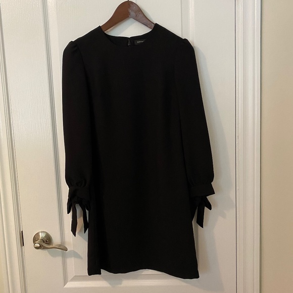 Banana Republic Black Dress with Bow Sleeves - Picture 9 of 10